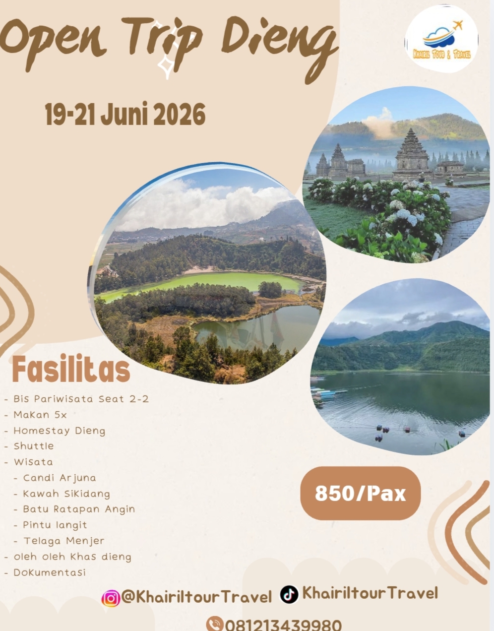 Open Trip Dieng